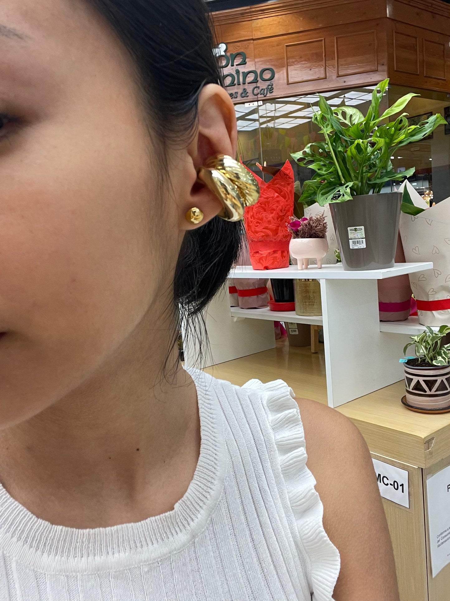 Earcuff grande trenzado