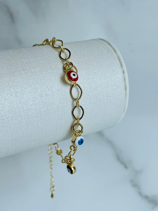 Pulsera ojos turcos