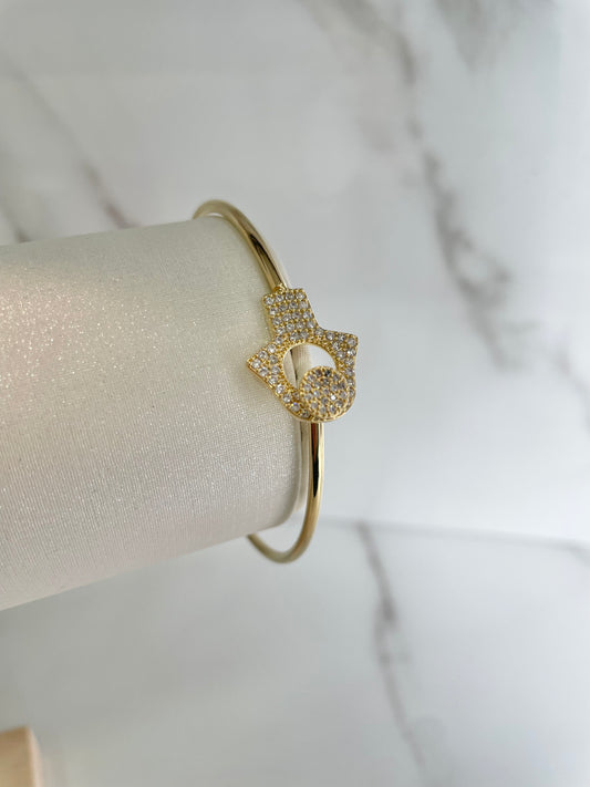 Pulsera Hamsa strass