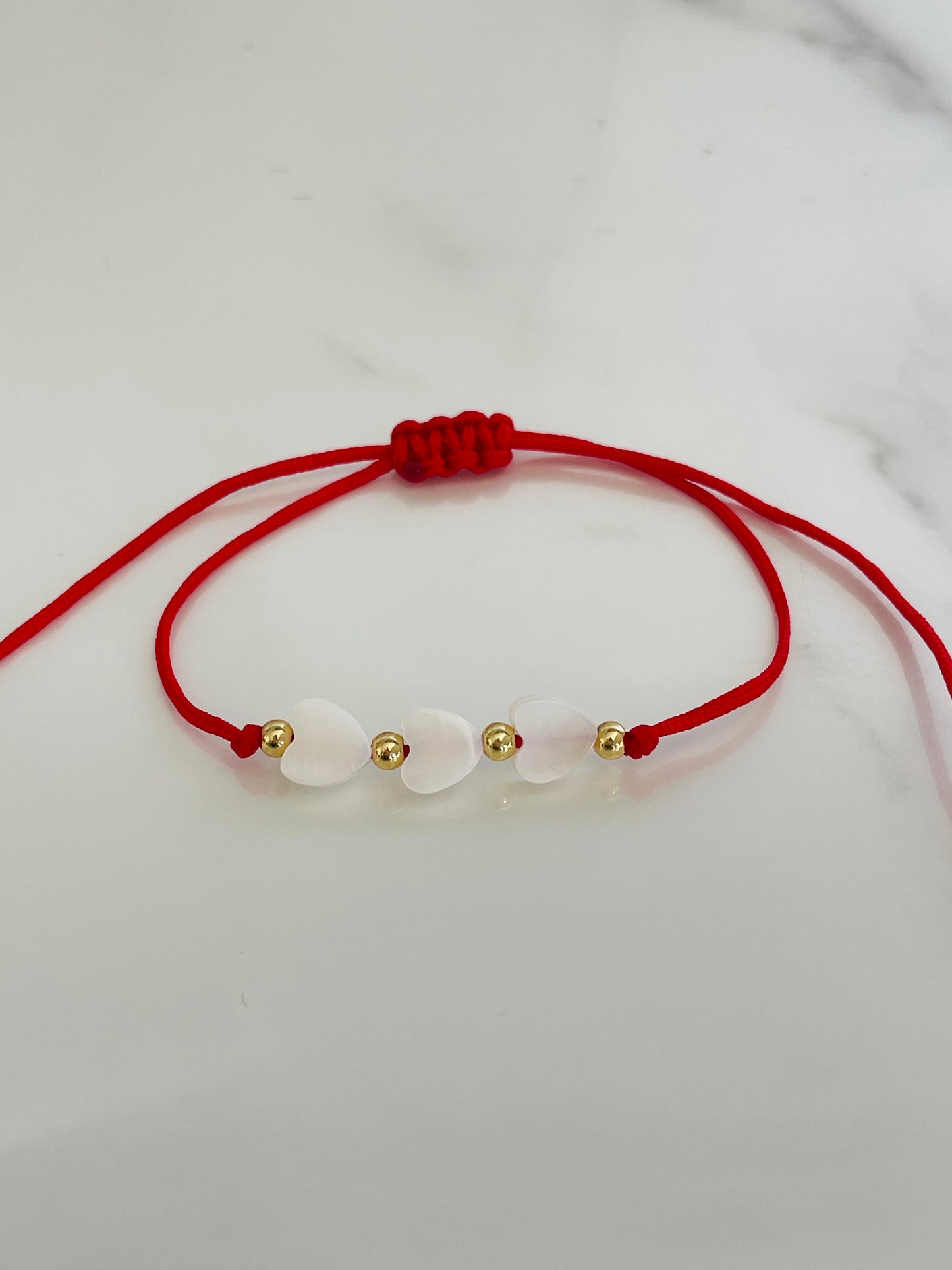 Pulsera  hilo 3 nacar