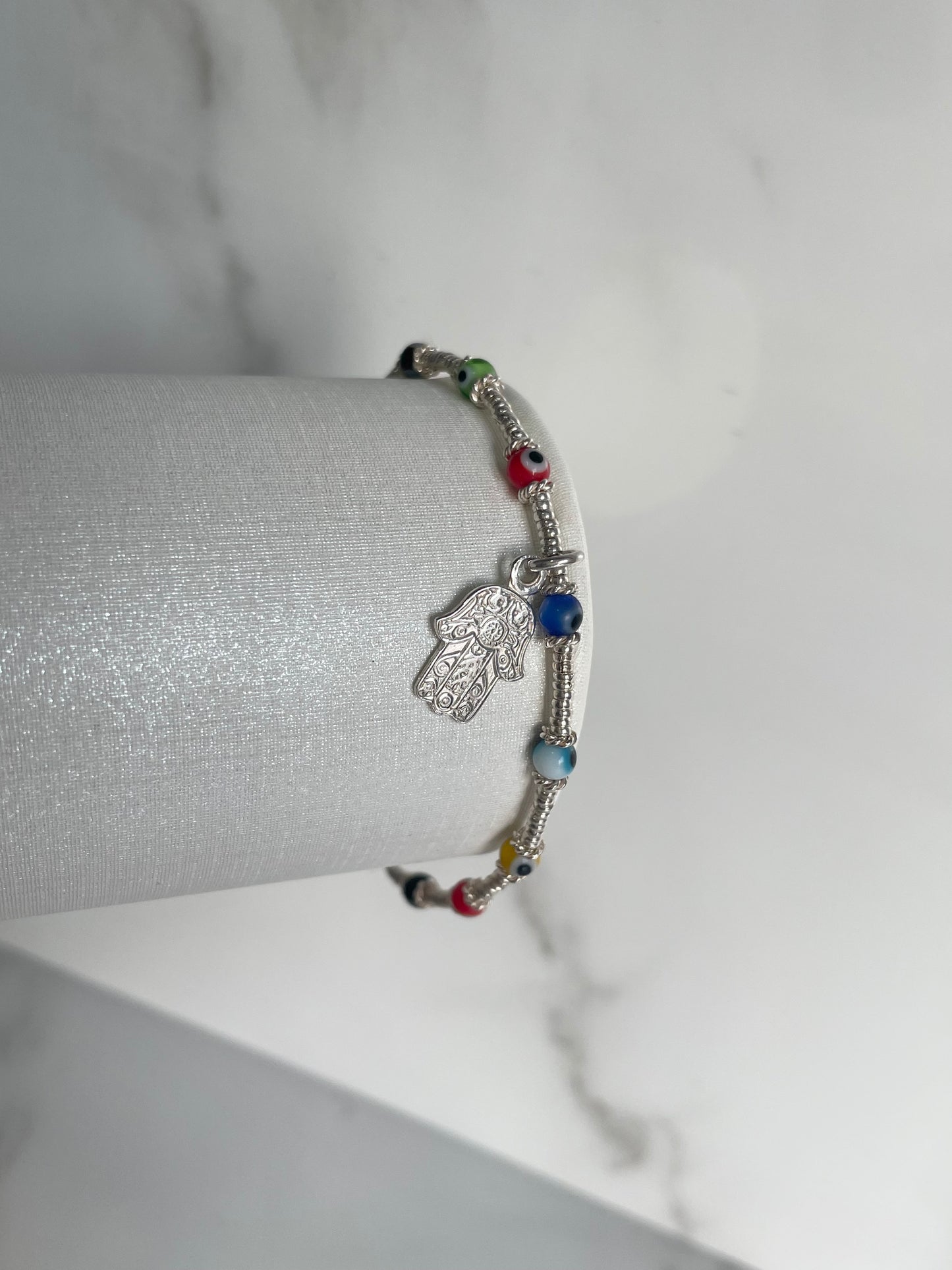 Pulsera ojitos turcos Hamsa