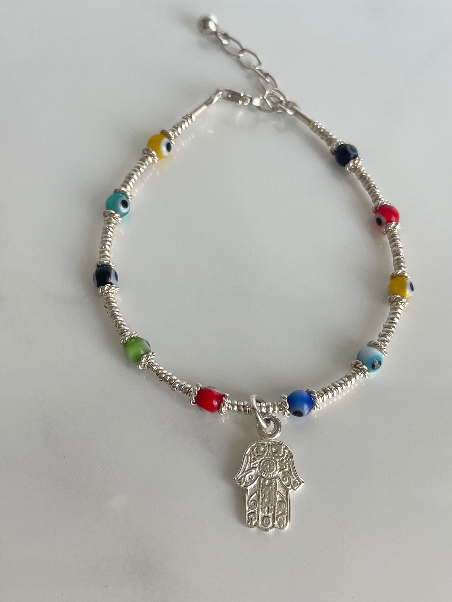 Pulsera ojitos turcos Hamsa