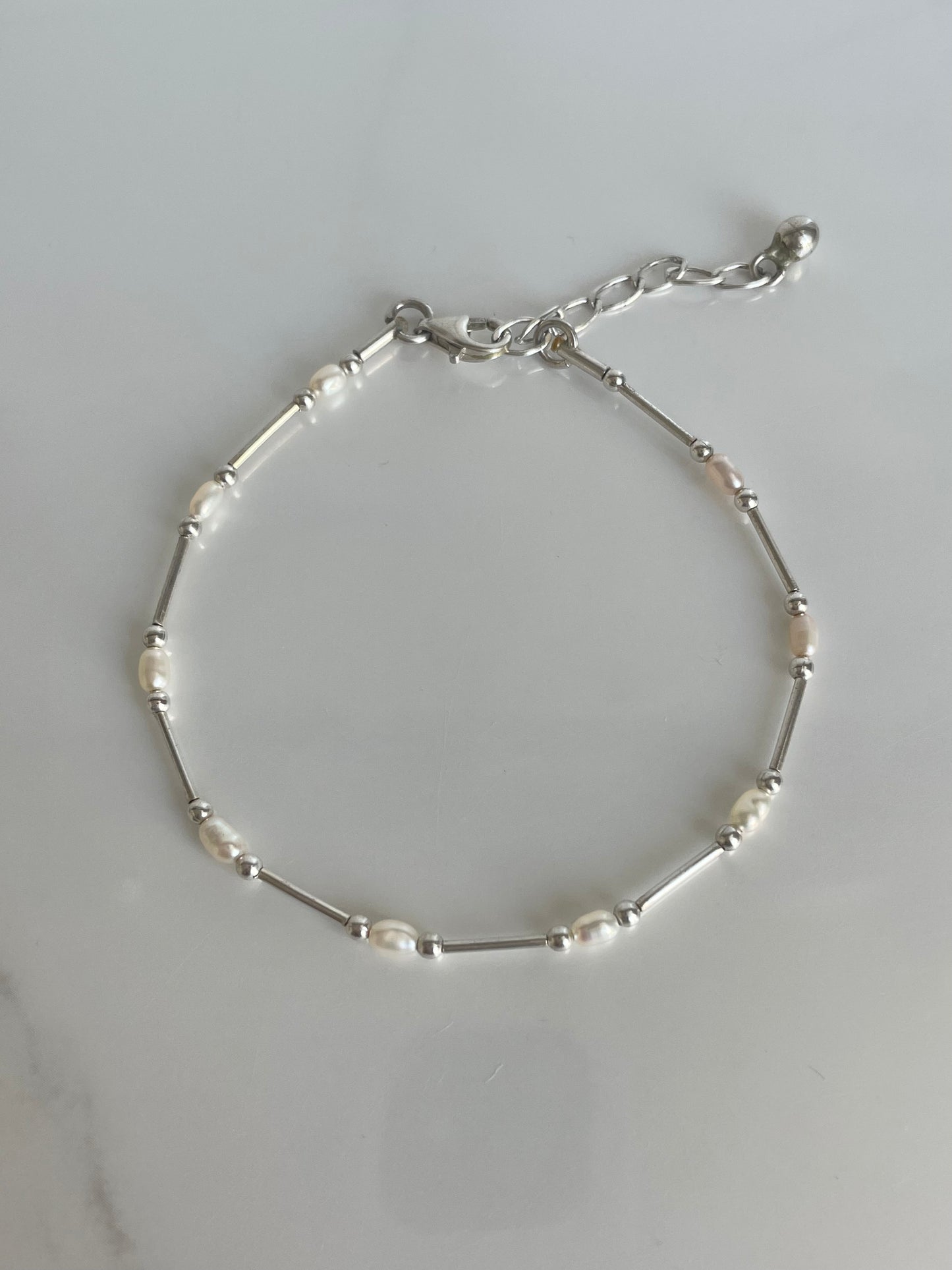 Pulsera tubito perla