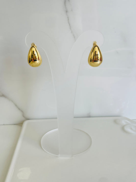 Aretes Drop Grande Dorado