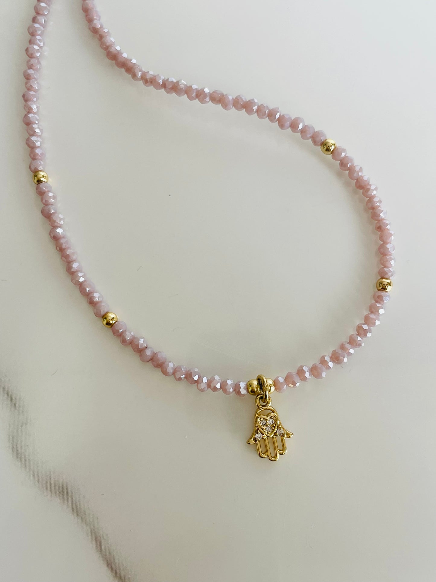 Collar muranos hamsa